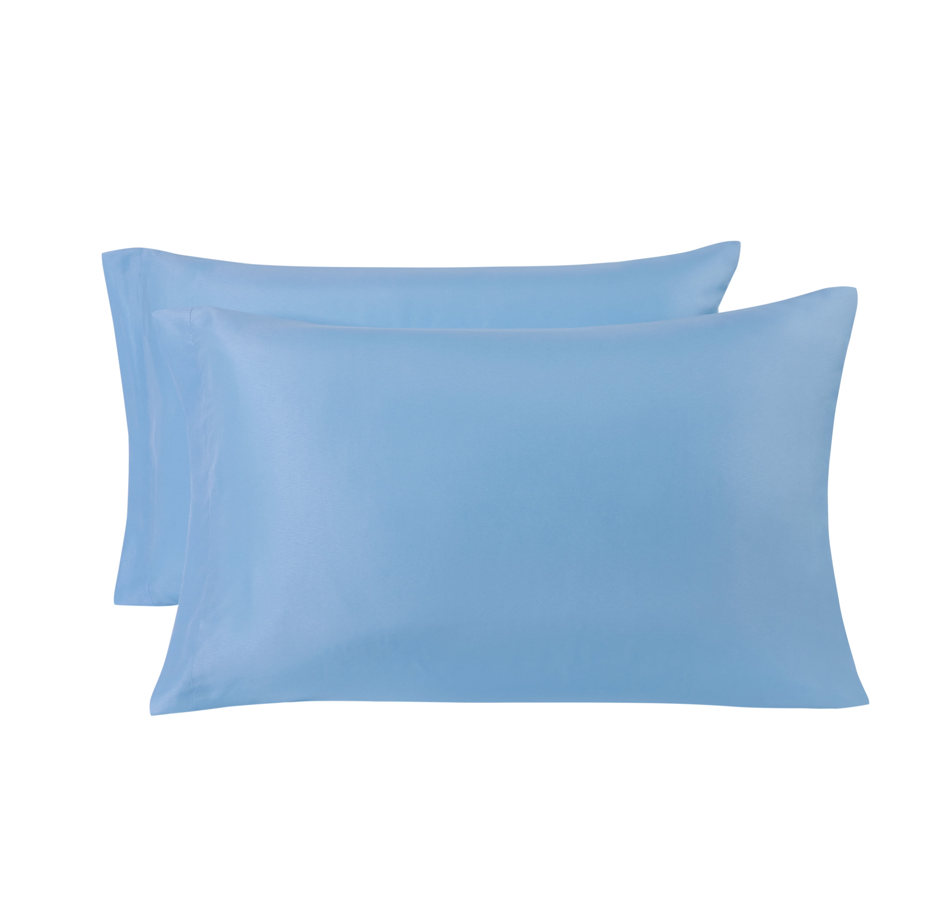 Mainstays Basic Value Microfiber Bed Sheet Set, Light Blue, Full, 4 Piece
