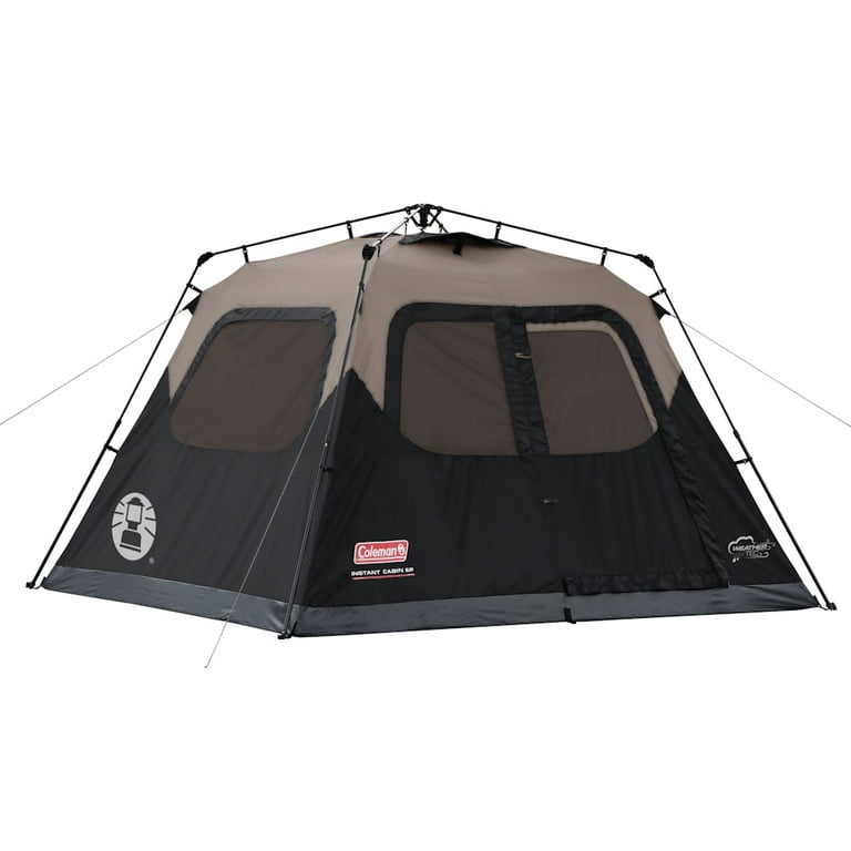 Coleman Instant Tent ブラウン/ブラック　6人 Coleman 6-Person Fast Pitch Family Cabin Camping Tent with