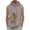 Gray, variant on Men's Sleeveless Hoodie with Pet Pouch Pocket, Kangaroo Carrier, Drawstring Hood, Casual Pullover Sweatshirt Vest for Small Dog/Cat Outdoors