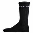 thumbnail image 3 of JACK&JONES Calcetines de Tenis para Hombre, Paquete de 12 - JACLOGO, Talla única Negro/Blanco 40-46, 3 of 5