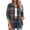 Dark Green, variant on Women's Plaid Flannel Shirt Long Sleeve Button Down Casual Checkered Blouse Oversized Lumberjack Top Fall Winter Layering Piece Red Black Buffalo Check Soft Loose Fit Tunic Shacket Jacket
