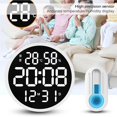 thumbnail image 2 of Toystoory Reloj LED digital Reloj despertador conciso multifuncional Reloj eléctrico ajustable Decoración del hogar No.2 US Plug Toystoory HA024908-02, 2 of 4