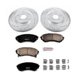 thumbnail image 3 of PowerStop Front Z23 Evolution Sport Carbon-Fiber Ceramic Brake Pad and Drilled & Slotted Rotor Kit Fits: CADILLAC Select Models K4720, 3 of 10