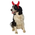 thumbnail image 2 of Rubie's Red Devil Horns Pet Headpiece, 2 of 2