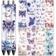 thumbnail image 1 of Calcomanías de transferencia UV DTF con diseño de mariposas y flores - 48 unidades, resistentes al agua, con impresión HD, para manualidades decorativas, regalos y mucho más., 1 of 9