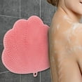 thumbnail image 3 of Wall Mounted Shower Back Scrubber | Large Flat Back Scrubber for Shower with Suction Cup | Body Brush & Foot Scrubber for Women & Men, 3 of 4