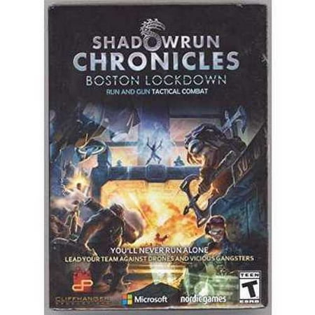 Shadowrun Chronicles - Boston Lockdown Microsoft Run and Gun Tactical Combat PC/MAC Game USA