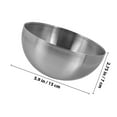 thumbnail image 2 of KAKOWELY Stainless Steel Prep Bowls Bowl Storage Container Silver 1Pcs for Restaurants, 2 of 8