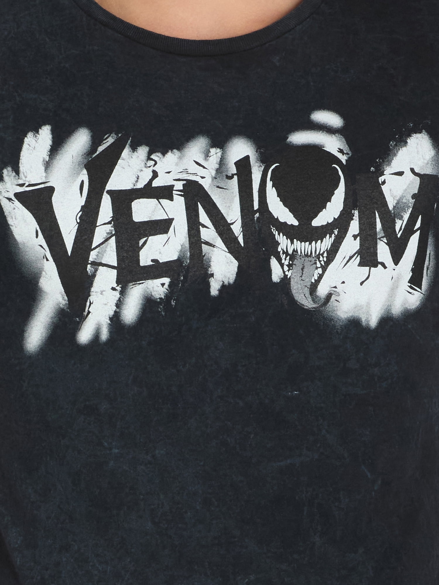 Marvel's Venom Men’s & Big Men's Mineral Wash Graphic Tee, Sizes S-3XL