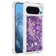 thumbnail image 2 of Funda para Google Pixel 9/Pixel 9 PRO 5G con Brillo Líquido Flotante, Purpurina, Parachoques y Anillo Giratorio Soporte, 2 of 5