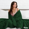 thumbnail image 3 of Bare Home 17lb Weighted Blanket, 60"x80", Green, 3 of 8