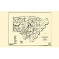 thumbnail image 2 of State 18x13 White Modern Wood Framed Museum Art Print Titled - Calhoun Arkansas State Hwy - State 1936, 2 of 4