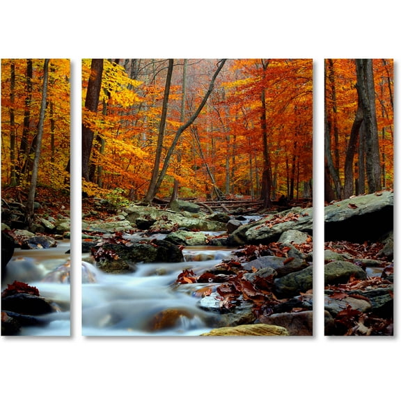 Trademark Fine Art "Ultimate Truth" Canvas Art by CATeyes Three Panel Set