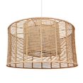 thumbnail image 2 of kusrkot Rattan Lamp Shade Light Fixture Retro Wicker Lamp Shade Lamp Shade for Hotel, 2 of 6