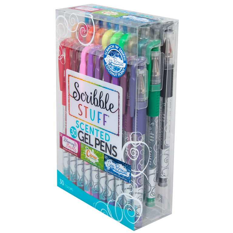 Mattel – Scribble Stuff Scented Blooming Florals Gel Pen Set – The Toys  Boutique