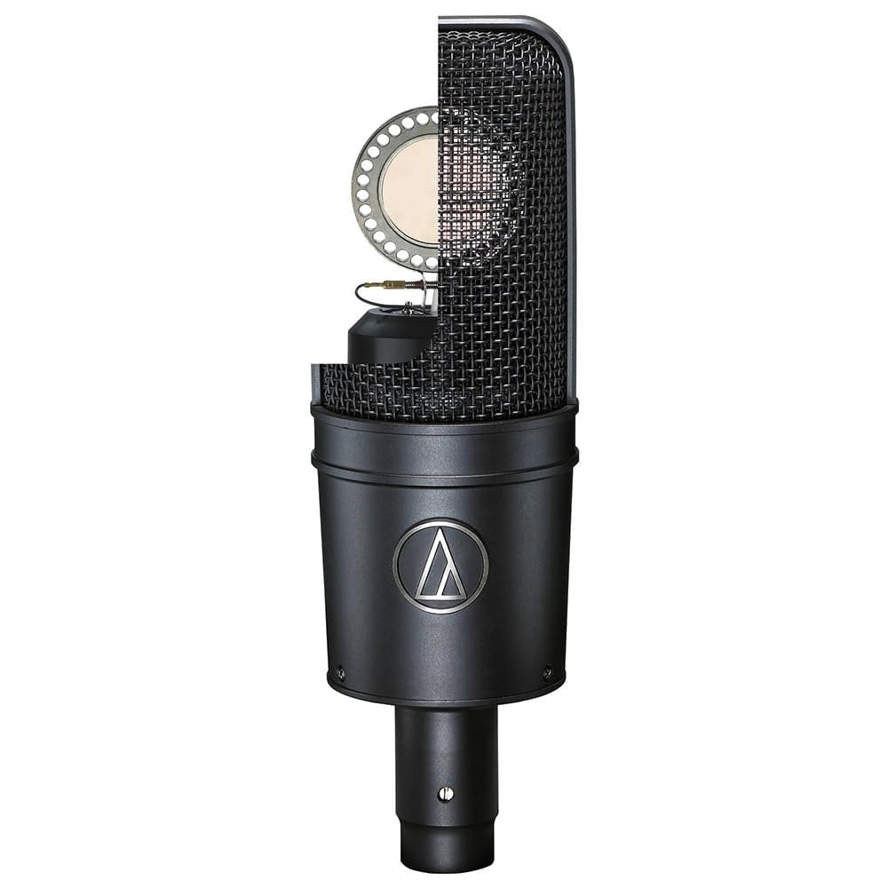 Liquid Audio Audio Technica AT4040 Cardioid Condenser MicrophoneBundle w/Pig Hog PHM10 8mm Mic Cable, Pop Filter Polishing Cloth