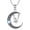 Moonstone cat, variant on Cat Necklace 925 Sterling Silver Moon Pendant Pet Necklace Cute Animal Jewelry Gifts for Cat Lovers Women Mom