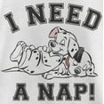 thumbnail image 2 of Girl's One Hundred and One Dalmatians I Need a Nap Graphic Tee White X Large, 2 of 4