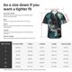 thumbnail image 5 of Balery Wave Ocean Animal Shark Camisas hawaianas de manga corta para hombre, camisas playeras de corte holgado, camisas de vacaciones con botones,3X-Large, 5 of 7