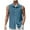 B-Navy, variant on Wyobmus Men's Sleeveless Shirts Button Down Beach Tank Top Summer Beach Basic Solid Tee Shirt Vest With Pocket S-2X B-Black