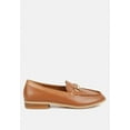 thumbnail image 2 of HOLDA Horsebit Embellished Loafers With Stitch Detail in Tan, 2 of 8