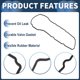 thumbnail image 4 of Conjunto de junta de tapa de válvula Unique Bargains para Ford para Mustang 2010-2014 No.BR3E6K260CA Junta de sellado de tapa de cilindro 1 pieza Junta de tapa de balancines, 4 of 6