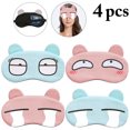 thumbnail image 2 of Bangcool 4PCS Sleeping Mask Cute Cartoon Eye Mask Eye Shade with Ice Pack for Home Travel, 2 of 10