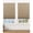 Sand, variant on Safe Styles UBE29X48WT Cordless Blackout Cellular Shade, White - 29 x 48 in.