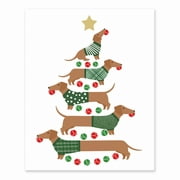 Creative Products Christmas Tree Weenies 8x10 Tabletop Canvas