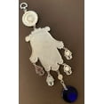 thumbnail image 2 of New Turkish Blue Evil Eye Hamsa Hand Wall Decor Hanging Amulet Blessing Gift CL7, 2 of 3