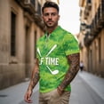 thumbnail image 3 of Aplkyhs Funny Matching Golf Shirts for Couple His and Hers Golf Shirts Matching Soft and Comfortable for Man Breathable Fabric Lightweight Suitable for Outdoor Sports Green, 3 of 6