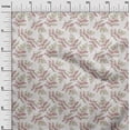 thumbnail image 3 of oneOone Cotton Cambric Light Green Fabric Leaf Craft Projects Decor Fabric Printed By The Yard 56 Inch Wide, 3 of 4