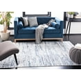 thumbnail image 3 of SAFAVIEH Amelia Lester Abstract Area Rug, Ivory/Blue, 12' x 18', 3 of 13