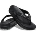 thumbnail image 2 of Sandalias Crocs Sloane adornadas con cuña negra con purpurina para mujer, 2 of 2