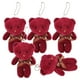 thumbnail image 5 of 5 uds 12cm colgante de muñeco de oso tacto suave lindo oso de peluche llaveros de muñeco para decoración de bolsos, 5 of 5