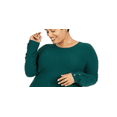 thumbnail image 5 of Alfani Womens Plus Ribbed Knit Embellished Tunic Sweater, 5 of 6