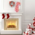 thumbnail image 6 of 15.7" Pre-lit Mini Christmas Trees, Small Pink Tabletop Christmas Tree with Christmas Balls Decoration, Bendable Artificial Mini Trees with Led Lights for Table Top Desk Xmas Decoration, 6 of 8