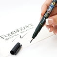 thumbnail image 4 of Set de 5 Marcadores Tombow Fudenosuke Punta Suave Negra, 4 of 9
