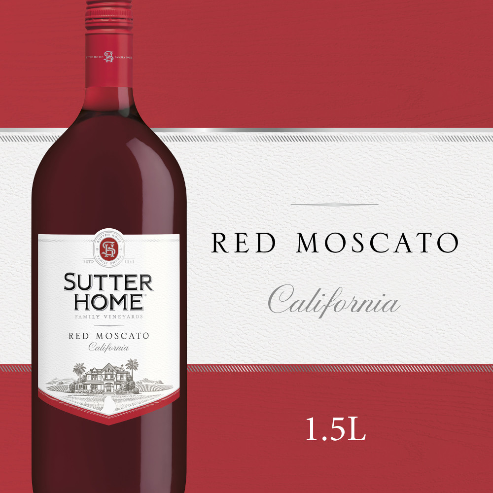 Sutter Home Red Moscato Wine 1.5 LT