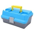 thumbnail image 1 of Caso de Almacenamiento de Accesorios de Pesca, Caja de AParjos de Bandeja Clásica que se Puede Hacer de Tres Capas para Pescar, 1 of 7