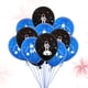 thumbnail image 2 of KAKOWELY 20 globos de látex de 12 pulgadas con estampado de astronauta, globos inflables para fiestas, decoración de baby shower y cumpleaños infantil (10 azules + 10 negros), 2 of 5