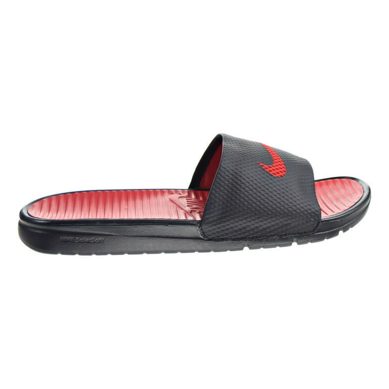 Nike Benassi Solarsoft Slide Black Sport Red 431884-011 Men\'s Size 11 Nike Benassi Solarsoft Mens Slide - Black/Red main image 3