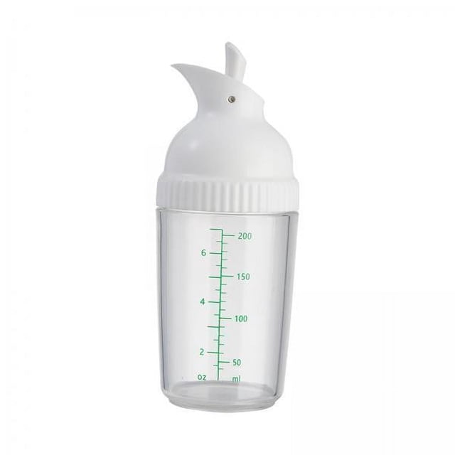 Agitadores para ensalada perfecl Dispensador Transparente a Prueba de Fugas 200 ml color Blanco 2 piezas