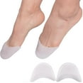 thumbnail image 1 of 2 Pairs Soft Silicone Gel Toe Protectors Covers Toe Caps Metatarsal Pads,4 Pcs, 1 of 5