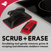 Weiman 5-In-1 Cook Top Complete Cleaning Kit - Includes Cream, Scrubbing Pad and Scraper Tool