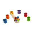 thumbnail image 1 of Bola clasificadora de colores del arcoíris en taza, juguetes educativos para edades tempranas, clasificación sensorial de colores para niños, regalos, 1 of 9