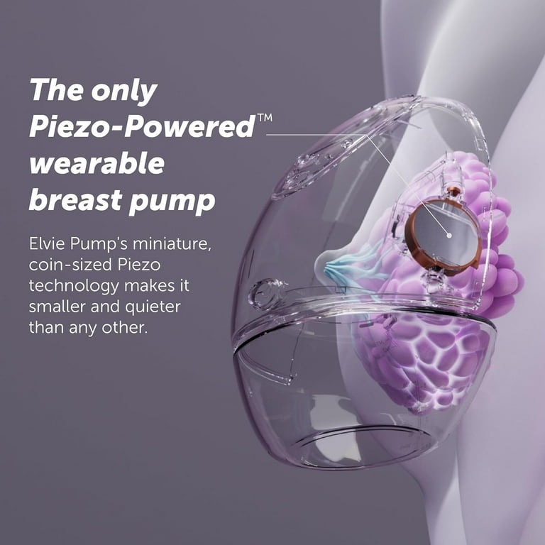 Elvie Pump, Hands-Free Breast Pump with Smart Features