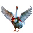 thumbnail image 4 of Adorno navideño para jardín con forma de pollo Adorno navideño para exteriores con forma de animal Adorno navideño acrílico en 2D con forma de animal 1, 4 of 4
