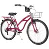 Huffy Airway 26-inch Aluminum 6-Speed Cruiser Bike for Women, Pink
