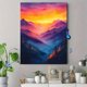 thumbnail image 4 of Qisvanset 12x16 Inch 2D Flat Framed Canvas Art, Blue Heron Watercolor Lake Nature Wildlife Home Wall Art Decor, 4 of 5
